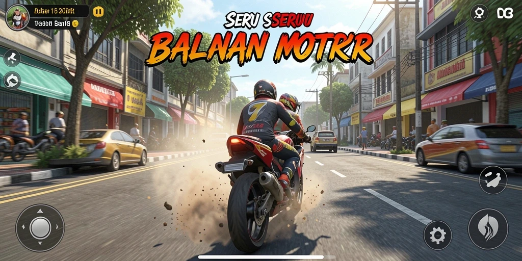 Gameplay intens balapan motor di <strong>3178</strong> yang memukau.