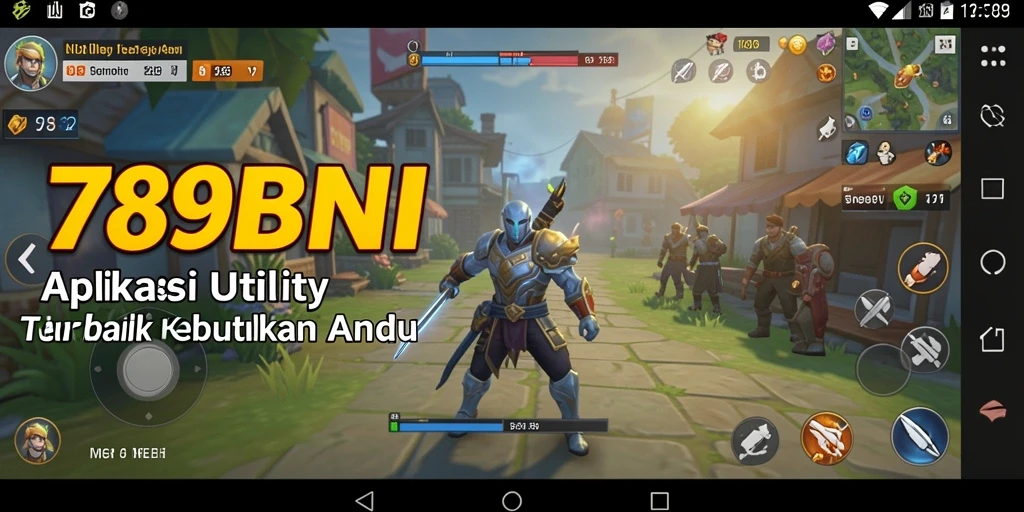 Tampilan antarmuka aplikasi 789BNI yang user-friendly dan menarik.