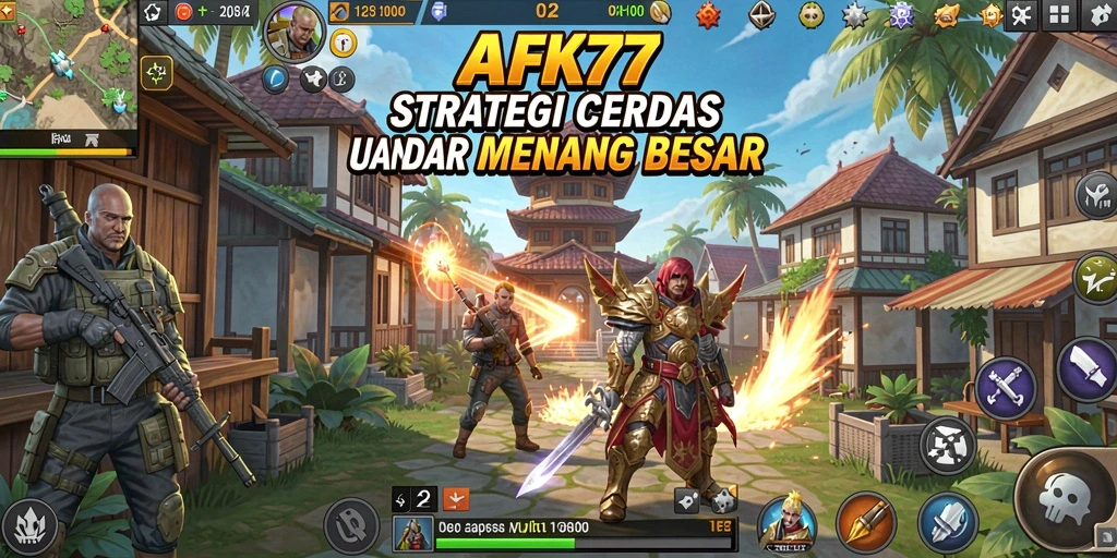 Tampilan gameplay AFK77 yang menarik dan menantang.