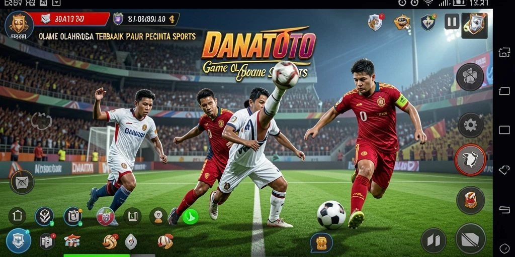 Screenshot utama DANATOTO menampilkan gameplay yang seru dan kompetitif.