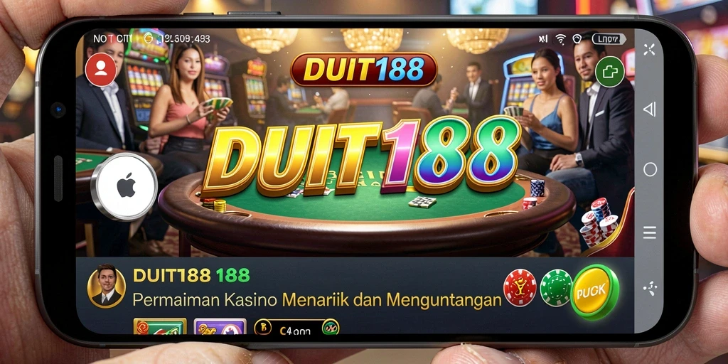 Screenshot utama DUIT188 menampilkan gameplay seru di kasino.