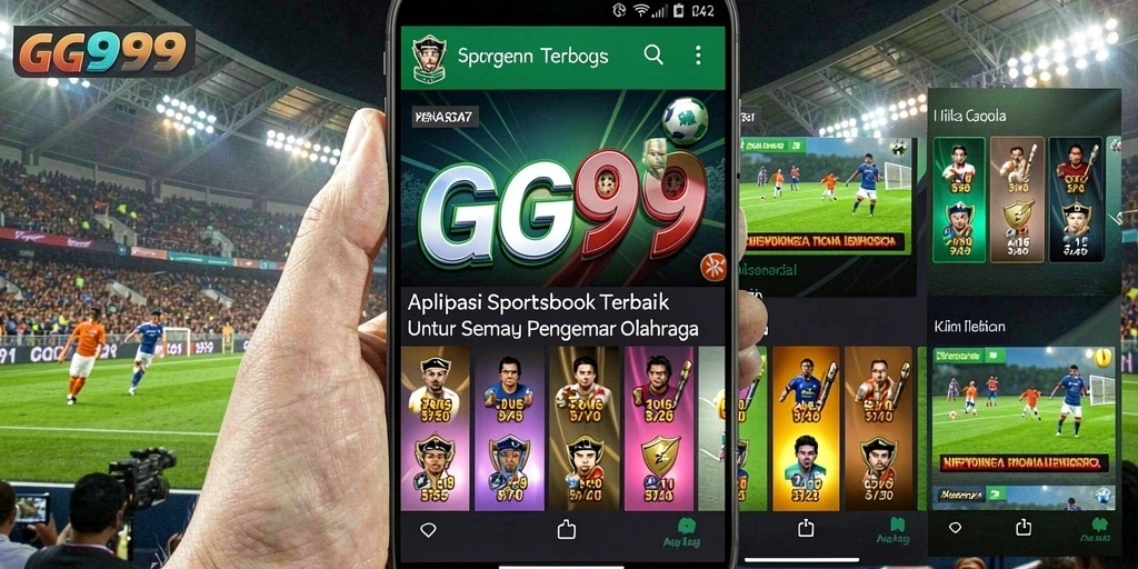 Tampilan gameplay GG999 dengan berbagai opsi taruhan olahraga.