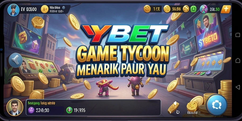 Screenshot gameplay YYBET menunjukkan manajemen bisnis yang menyenangkan.